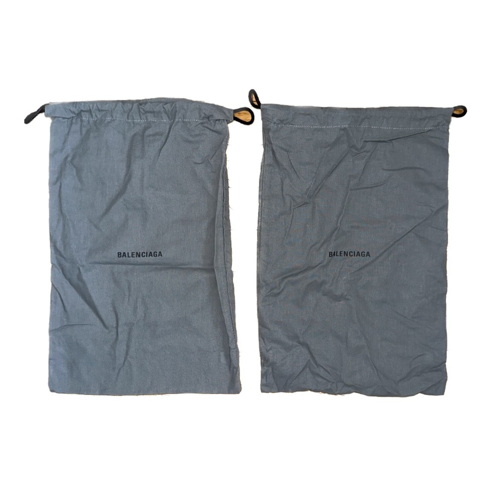 Balenciaga shoe dust bags unused